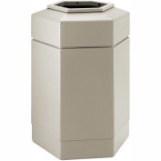 Commercial Zone 30 Gallon Waste Receptacle, Beige
