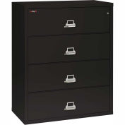 Fireking Fireproof 4 Drawer Lateral File Cabinet 44422CBL, Letter-Legal, 44-1/2"W x 22"D x 53"H
