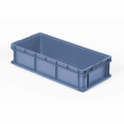 ORBIS Stakpak Plastic Long Stacking Container, 32 x 15 x 7-1/2, Blue