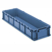 ORBIS Stakpak Plastic Long Stacking Container, 48 x 15 x 7-1/2, Blue