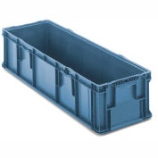 ORBIS Stakpak Plastic Long Stacking Container, 48 x 22-1/2 x 7-1/4, Blue