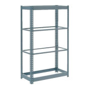 Boltless Heavy Duty Shelving 36"W x 12"D x 72"H, 4 Shelves, No Deck