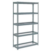 Boltless Extra Heavy Duty Shelving 48"W x 24"D x 72"H, 5 Shelves, No Deck