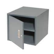 Workbench Storage Cabinet, Gray, 16"H
