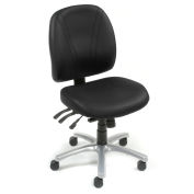 Ergonomic Anti-bacterial 8 Way Adjustable Chair - Black