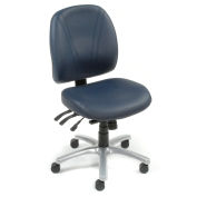 Ergonomic Anti-bacterial 8 Way Adjustable Chair - Blue
