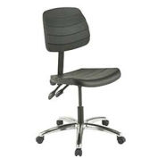 Deluxe Ergonomic Chair, Polyurethane, Black