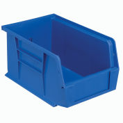 Quantum QUS221 Hanging & Stacking Storage Bin, 6 x 9-1/4 x 5 Blue - Pkg Qty 12