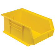 Quantum QUS241 Plastic Storage Bin, 8-1/4 x 13-5/8 x 6 Yellow - Pkg Qty 12