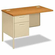HON Left Return for 3265RCL, 42" x 24", Oak/Putty