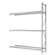 Truck Tire Rack 3 Tier Add-On, Steel, Gray, 96"W x 24"D x 120"H