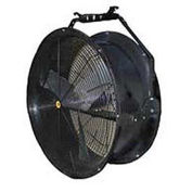 J&D 36" Black Poly Drum Fan With Bracket 1/2 HP 14300 CFM