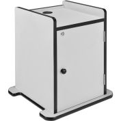 Locking Cabinet for Overhead Projector Presentation Cart