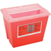 Multi-Purpose Sharps Container, 2-Gallon, 11-5/8"W x 7-3/4"D x 8-5/8"H, Red