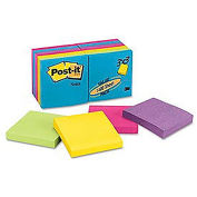 Post-it Ultra Color Note Pads, 3 x 5 Size, 5 Pads/Pack