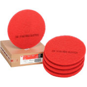 3M 7000000662 3M™ Buffer Pad 5100, 17", 5/Case, Red