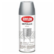 Krylon K01406 Krylon Metallic Paint Silver Metallic - Pkg Qty 6