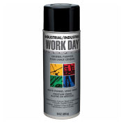 Krylon Industrial Work Day Enamel Paint Gloss Black - Pkg Qty 12