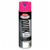 Krylon Industrial Quik-Mark Sb Inverted Marking Paint Fluorescent Hot Pink - Pkg Qty 12
