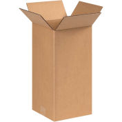 8" x 8" x 16" Tall Cardboard Corrugated Boxes - Pkg Qty 25