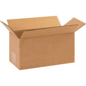 10" x 5" x 5" Long Cardboard Corrugated Boxes - Pkg Qty 25