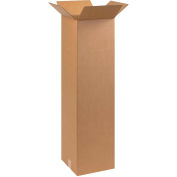 10" x 10" x 38" Tall Cardboard Corrugated Boxes