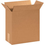 12-3/4" x 6-3/8" x 13-1/2" Cardboard Corrugated Boxes - Pkg Qty 25