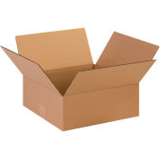13" x 13" x 5" Flat Cardboard Corrugated Boxes - Pkg Qty 25