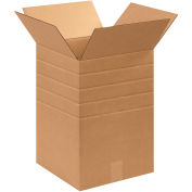 12" x 12" x 18" Multi-Depth Cardboard Corrugated Boxes