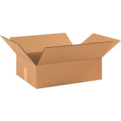 17" x 13" x 5" Flat Cardboard Corrugated Boxes - Pkg Qty 25