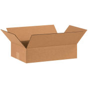 16" x 10" x 4" Flat Cardboard Corrugated Boxes - Pkg Qty 25