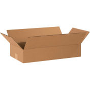 20" x 10" x 4" Flat Cardboard Corrugated Boxes - Pkg Qty 25