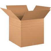 20" x 20" x 20" Heavy-Duty Multi-Depth Cardboard Corrugated Boxes