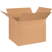 26" x 20" x 20" Heavy-Duty Multi-Depth Cardboard Corrugated Boxes
 - Pkg Qty 10