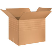 30" x 24" x 24" Heavy-Duty Multi-Depth Cardboard Corrugated Boxes
