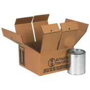 (4) 1 Quart Haz Mat Boxes, 9-7/16" x 9-7/16" x 5", 25/Pack, HAZCO4Q