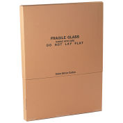 Inner Mirror Cardboard Corrugated Boxes, 37" x 3-3/4" x 30-3/4", 65 lbs Cap, Kraft, 200#/ECT-32