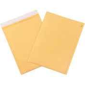 7-1/4"Wx12"L Self-Seal Bubble Mailer With Opening Tear Strip, Golden Kraft, 100 Pack