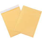 8-1/2"Wx12"L Self-Seal Bubble Mailer With Opening Tear Strip, Golden Kraft, 100 Pack