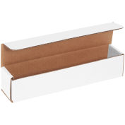 10" x 2" x 2" Corrugated Mailers, ECT-32, White - Pkg Qty 50