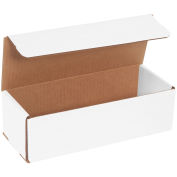 10" x 4" x 3" Corrugated Mailers, ECT-32, White - Pkg Qty 50