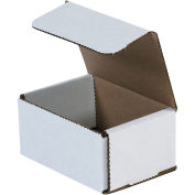 4" x 3" x 2" Corrugated Mailers, ECT-32, White - Pkg Qty 50
