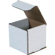 4" x 4" x 4" Corrugated Mailers, ECT-32, White