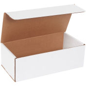 12" x 6" x 4" Corrugated Mailers, ECT-32, White - Pkg Qty 50