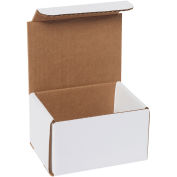 5" x 4" x 3" Corrugated Mailers, ECT-32, White - Pkg Qty 50