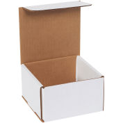 5" x 5" x 3" Corrugated Mailers, ECT-32, White - Pkg Qty 50