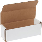 6" x 2" x 2" Corrugated Mailers, ECT-32, White - Pkg Qty 50