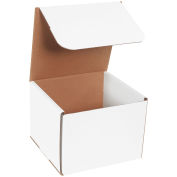 8" x 8" x 6" Corrugated Mailers, ECT-32, White