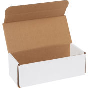 9" x 4" x 3" Corrugated Mailers, ECT-32, White - Pkg Qty 50