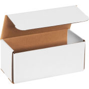 9" x 4" x 4" Corrugated Mailers, ECT-32, White